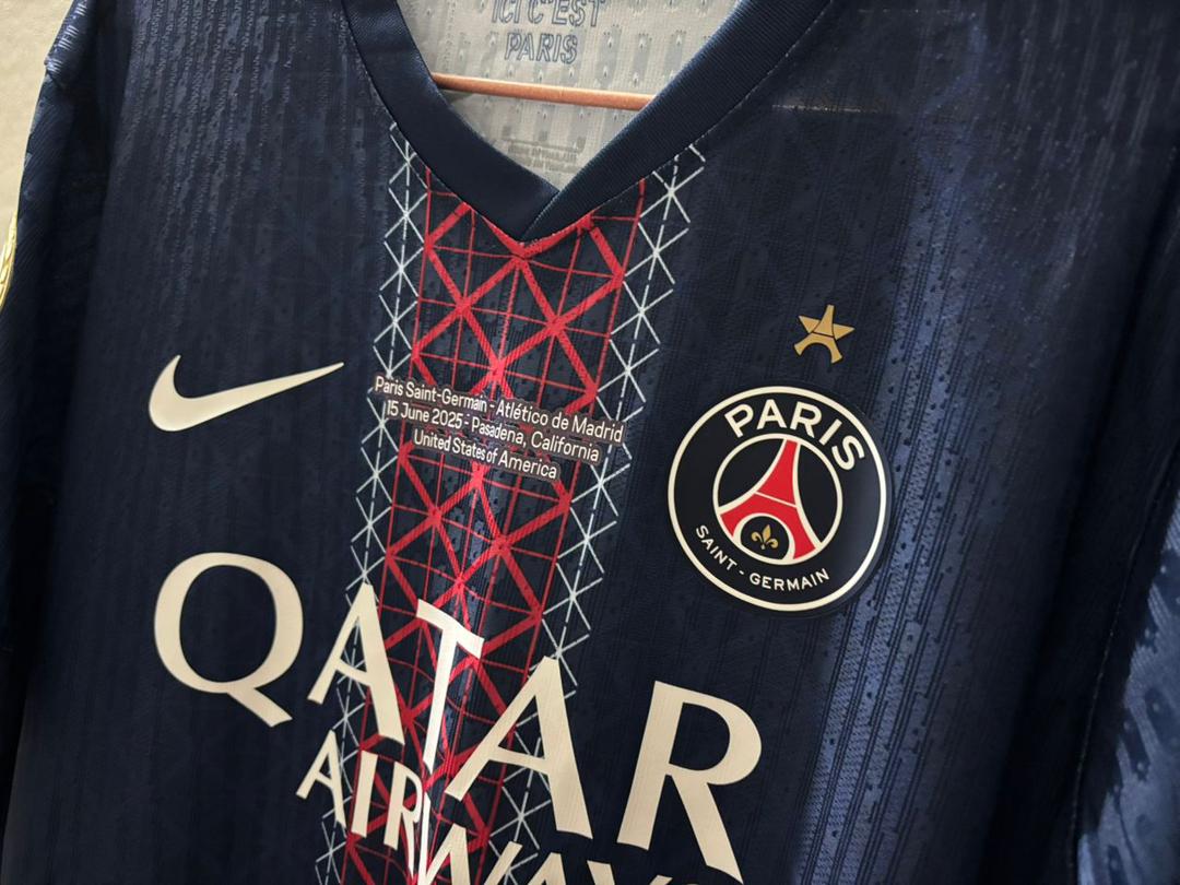 Maillot Domicile PSG Paris-Saint-Germain 2025/2026 World Cup #25 – Homme | Noir