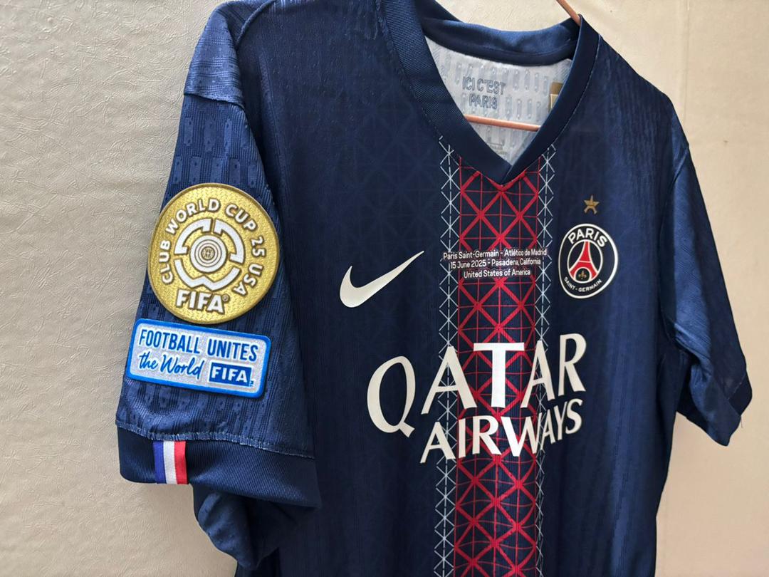 Maillot Domicile PSG Paris-Saint-Germain 2025/2026 World Cup #25 – Homme | Noir